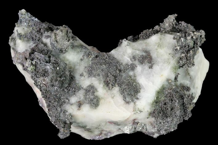 Native Silver Formation in Calcite - Morocco #152605